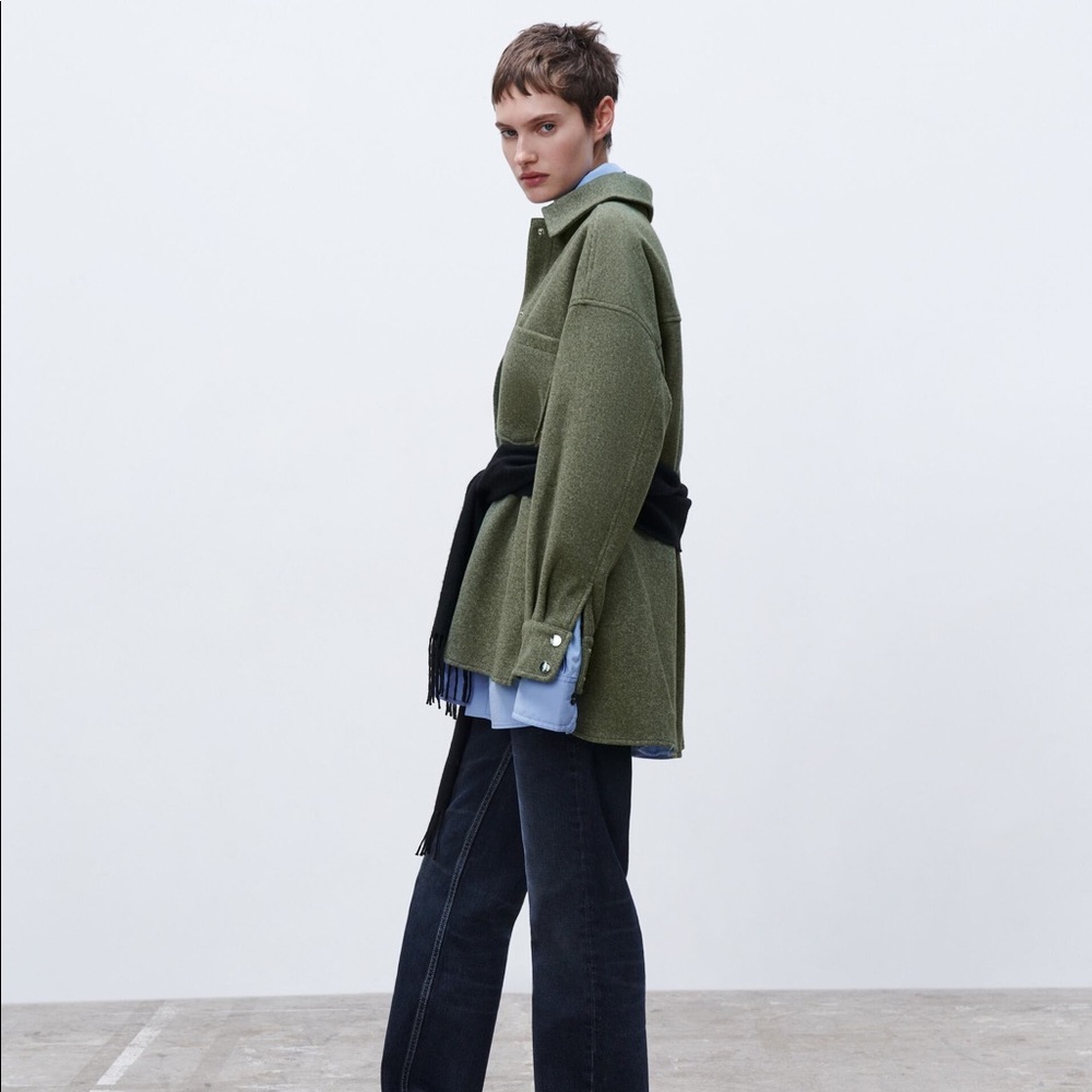 NWT Zara Overshirt Jacket
